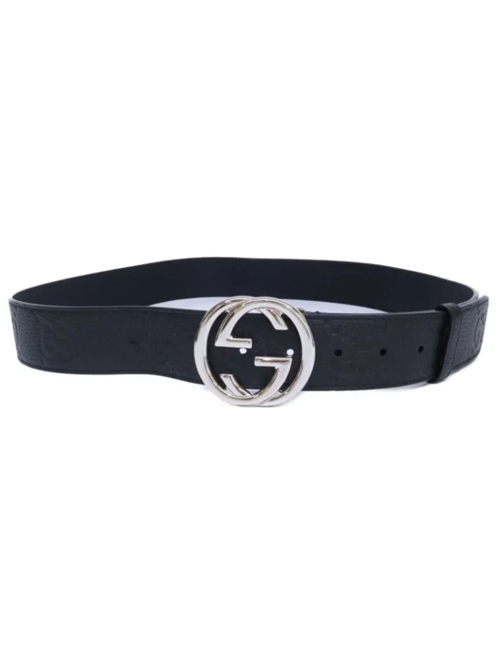 Gucci Aabza Interlocking G Signature Leather 105 42 Belt